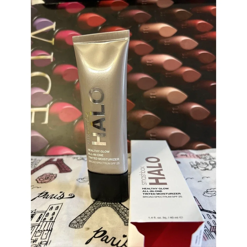 SMASHBOX ~ HALO‎ HEALTHY GLOW ALL IN ONE TINTED MOISTURIZER ~~BOXED Dark Warm